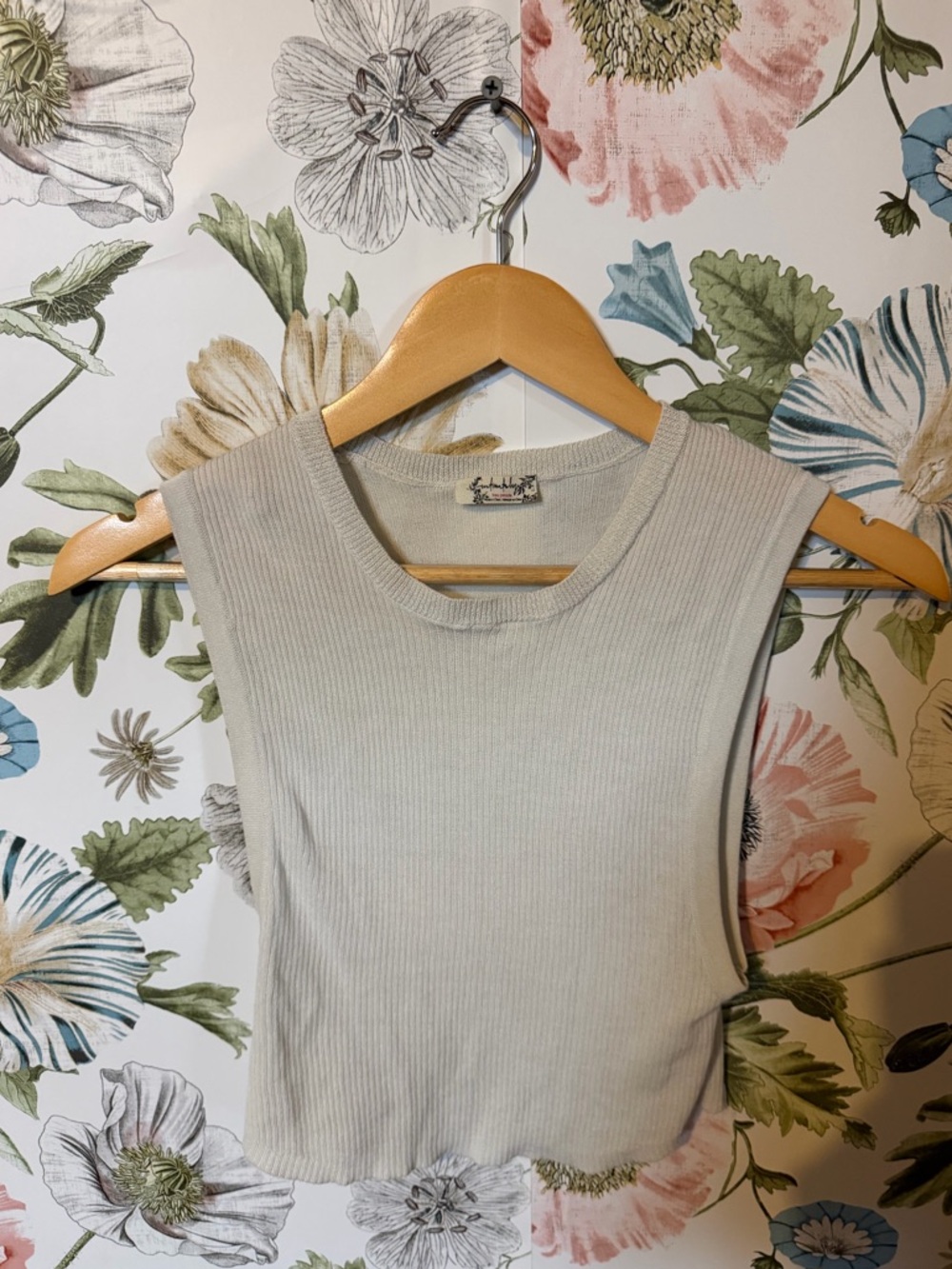 Women's Free People Cropped Tank Top Size Small | Flowy Stretch Casual Top